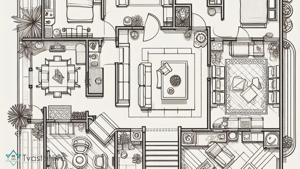 2d map of a home
