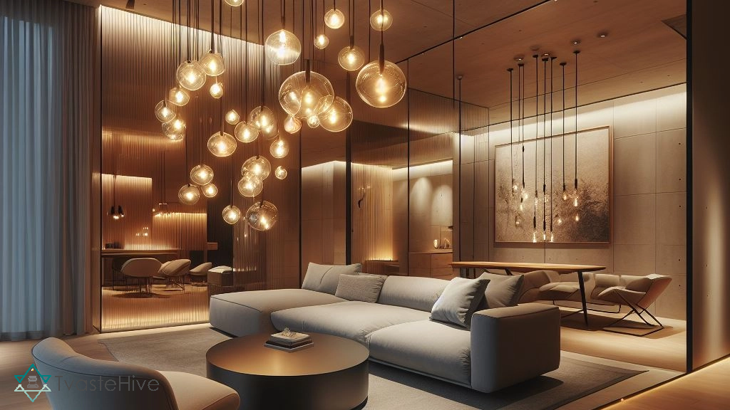 modern Light design in home Interior