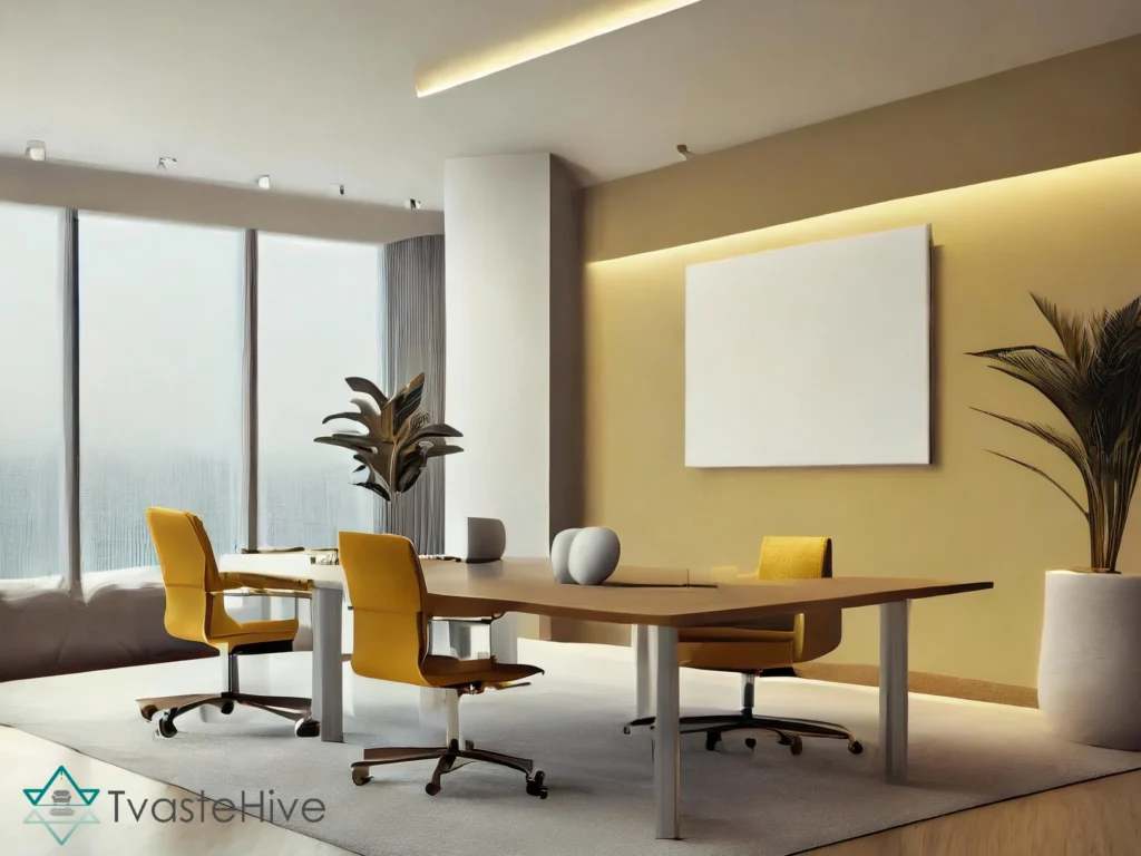 TvasteHive conference room for acoustic consulting meetings.